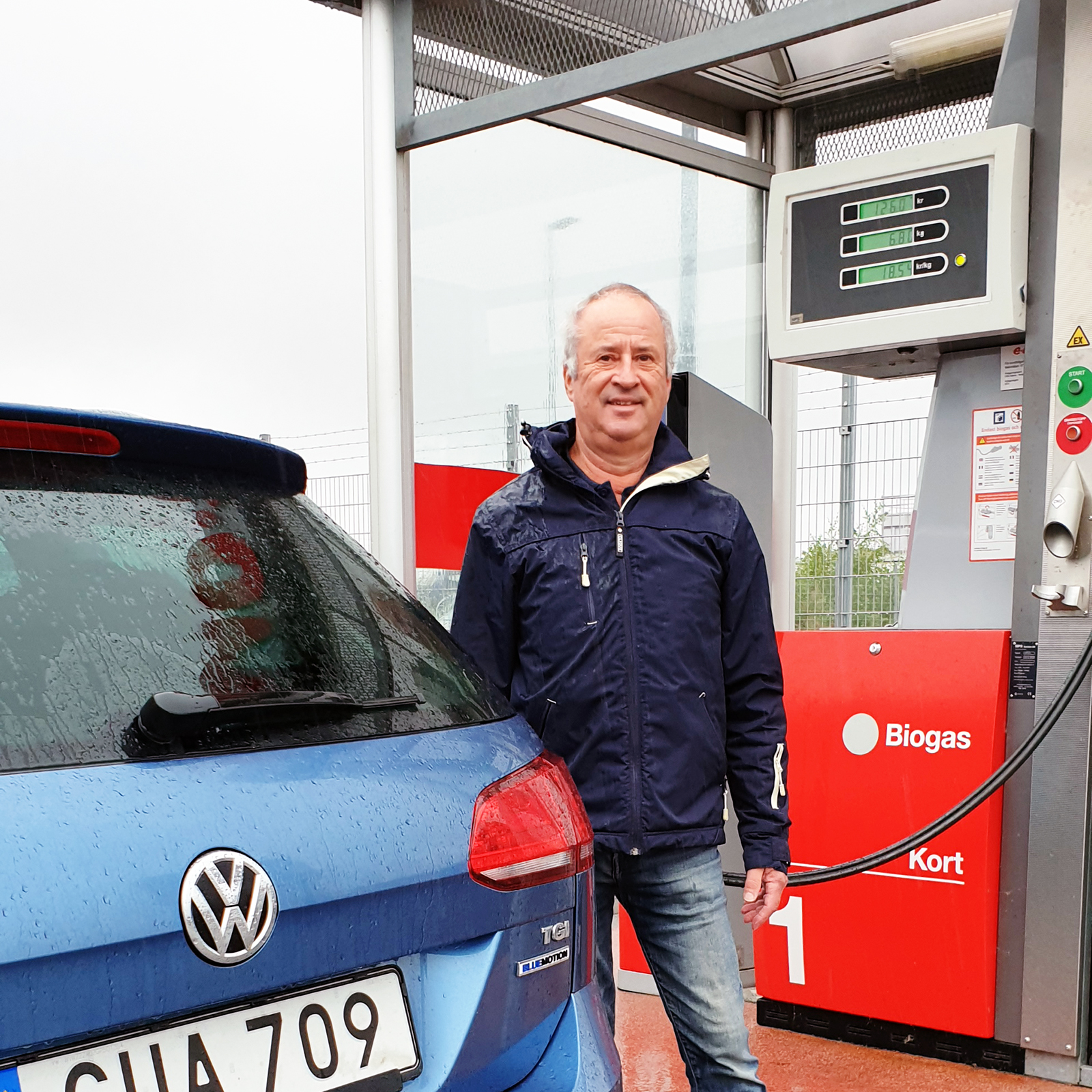Martin och Irené Lesén har kört biogasbil de senaste 15 åren